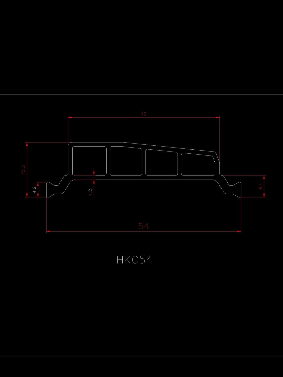 白云易乐 Aluminium Profiles CIV-KY04T - ภาพตัวอย่าง 4