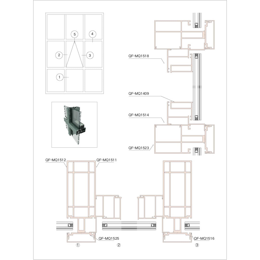 Curtain Wall Systems QF-MQ150 - thumbnail 2