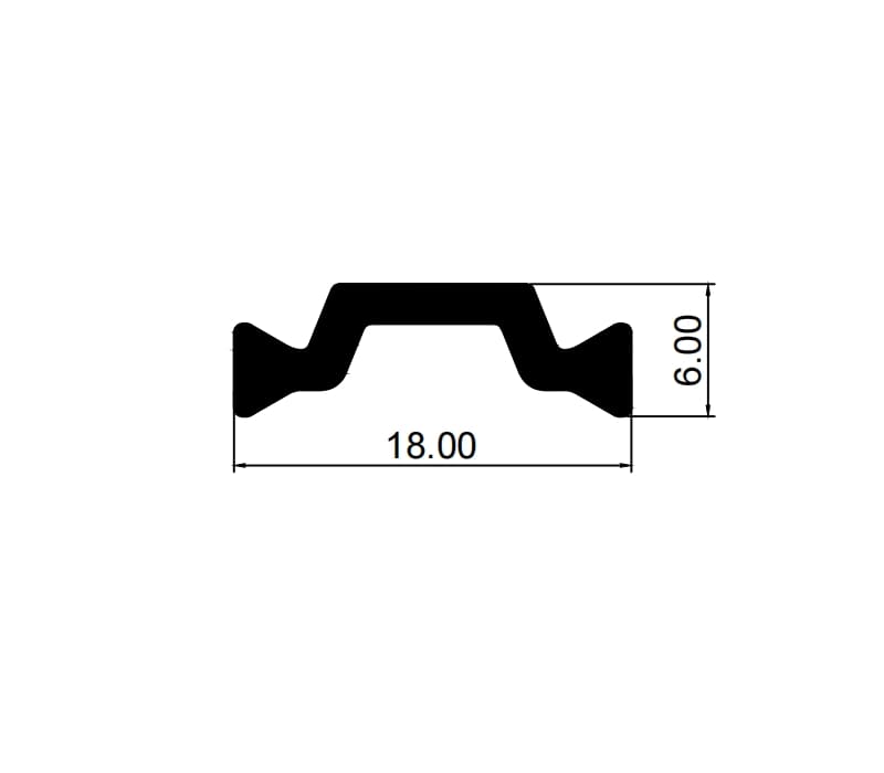 优泰 Aluminium Profiles CIV-M6PWB - รูปภาพ 1