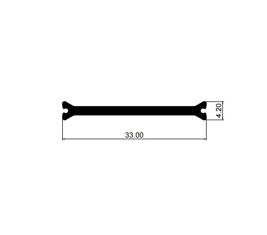 Aluminium Profiles I33*4.2(X) - image 1