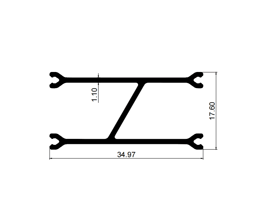 优泰 Aluminium Profiles CIV-G92HL - รูปภาพ 1