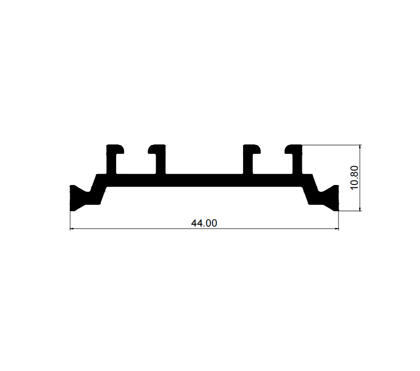 Aluminium Profiles CH44*10.8 - image 1