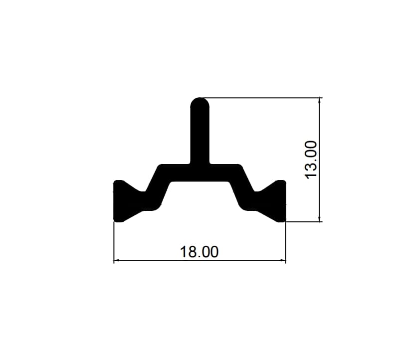 Aluminium Profiles CI18*13 - image 1