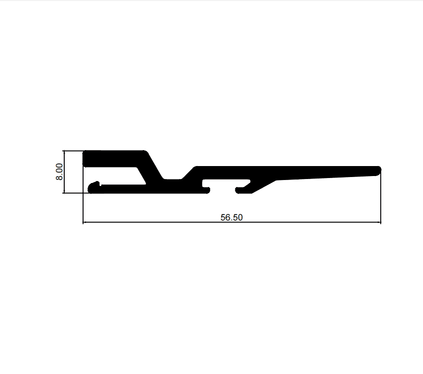 Aluminium Profiles SM56.5*8 - image 1