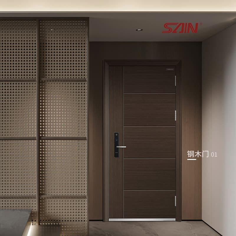 Steel-Wood Entrance Doors 01 - image 1