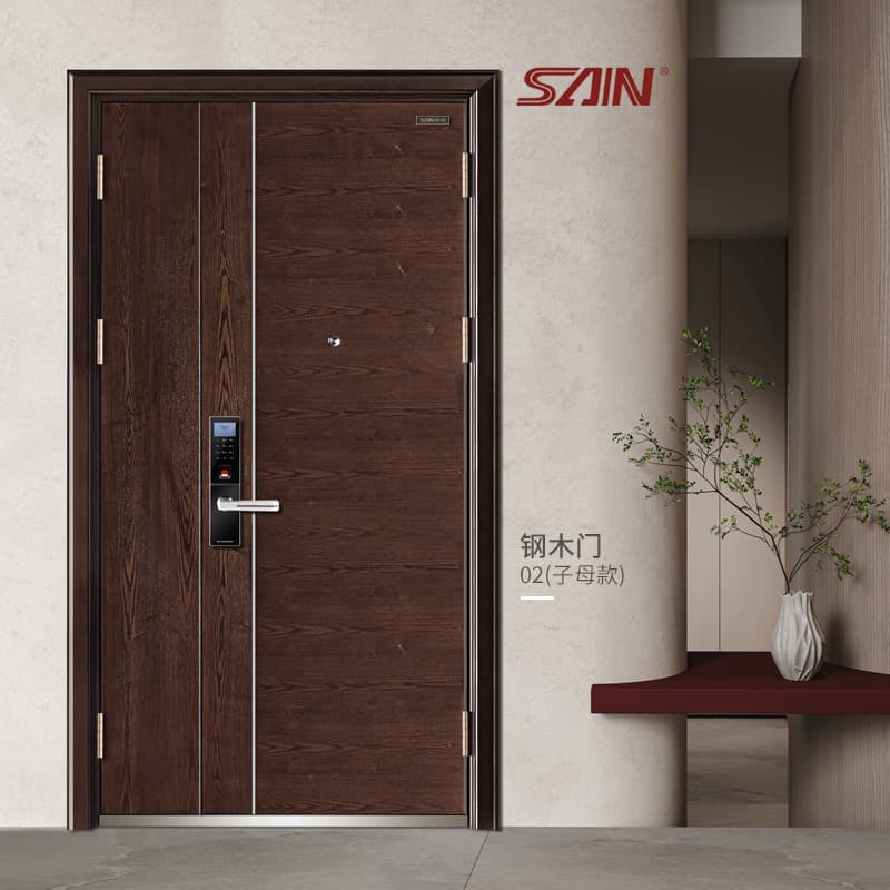 Steel-Wood Entrance Doors 02 - image 1