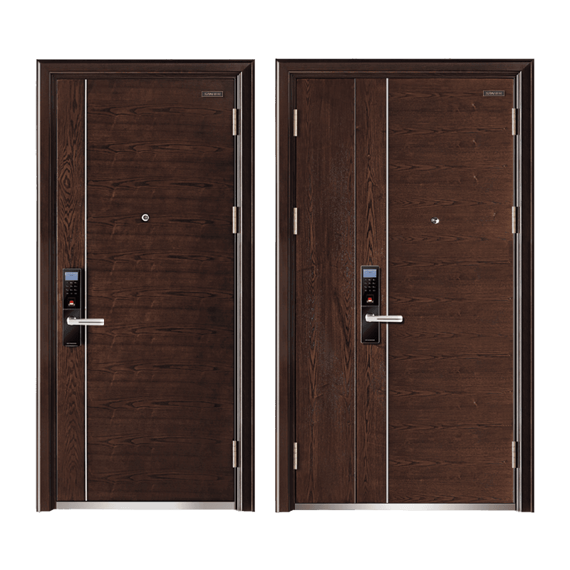 Steel-Wood Entrance Doors 02 - thumbnail 2