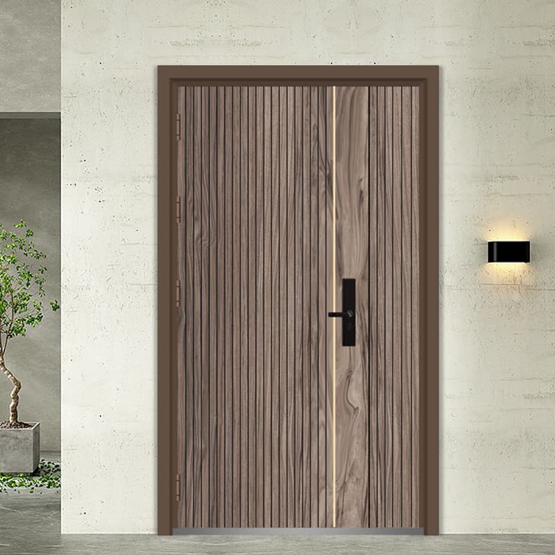 金大门业 Steel-Wood Entrance Doors CIV-219Q9 - ảnh 1