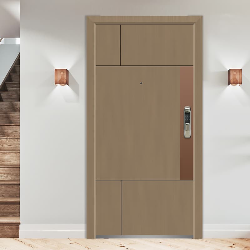 金大门业 Steel-Wood Entrance Doors CIV-1ULFH - ảnh 1