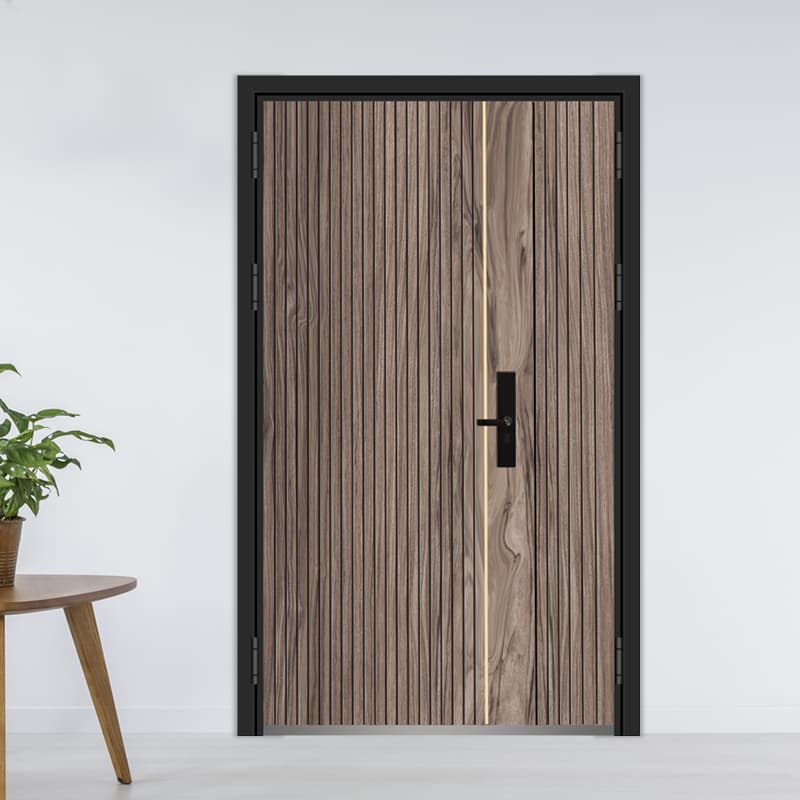 Steel-Wood Entrance Doors JD-03 - image 1
