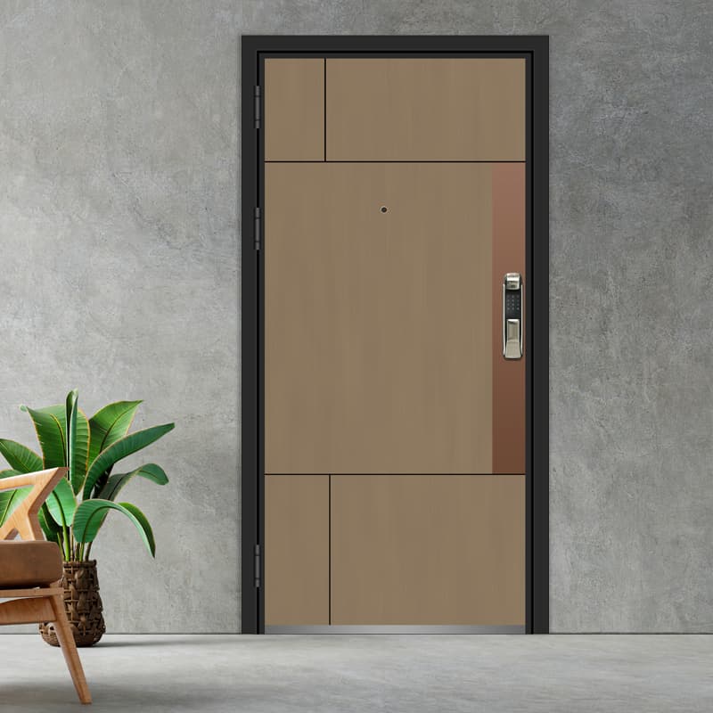 金大门业 Steel-Wood Entrance Doors CIV-CSQWT - ảnh 1