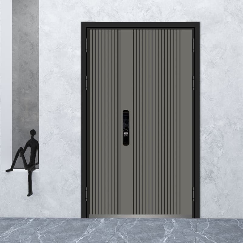 金大门业 Steel-Wood Entrance Doors CIV-TJKVM - ảnh 1