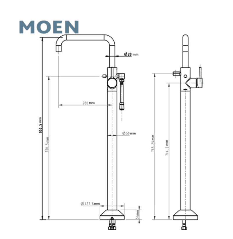 摩恩 Bathroom Hardware DEC-B1MQ3 - ภาพตัวอย่าง 2