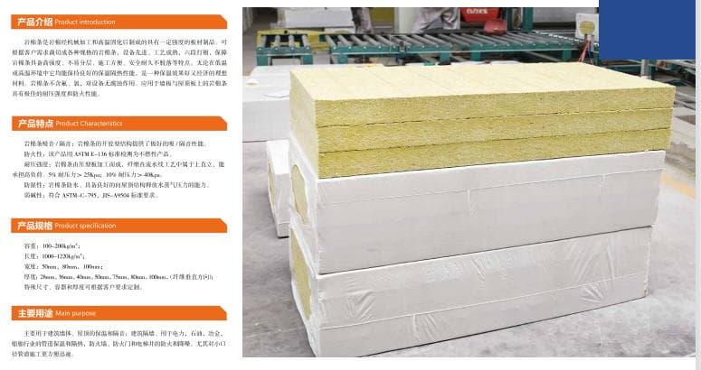 Wall Insulation Systems 1220mm*120mm*50mm~120mm*100kg~150kg - thumbnail 2