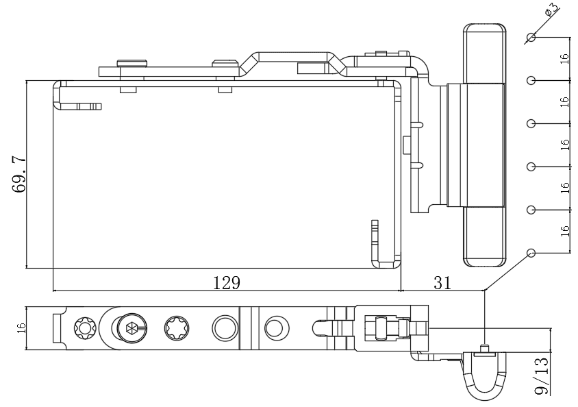 汇荣 UPVC Door & Window Hardware CIV-0KAWV - ภาพตัวอย่าง 2