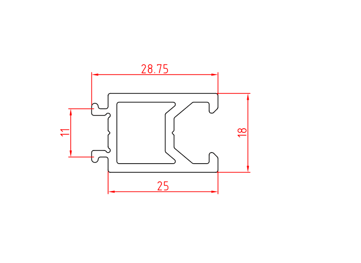 信高 Aluminium Profiles CIV-O5CYW - ภาพตัวอย่าง 2