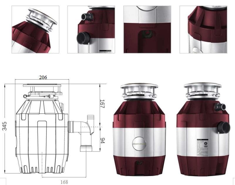 唯斯特姆 Kitchen Appliances ELC-7DHNV - ảnh thu nhỏ 2