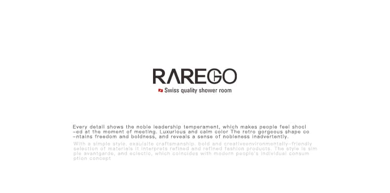 RAREGO ฉากกั้นอาบน้ำ GC-BYT22 - รูปภาพ 1