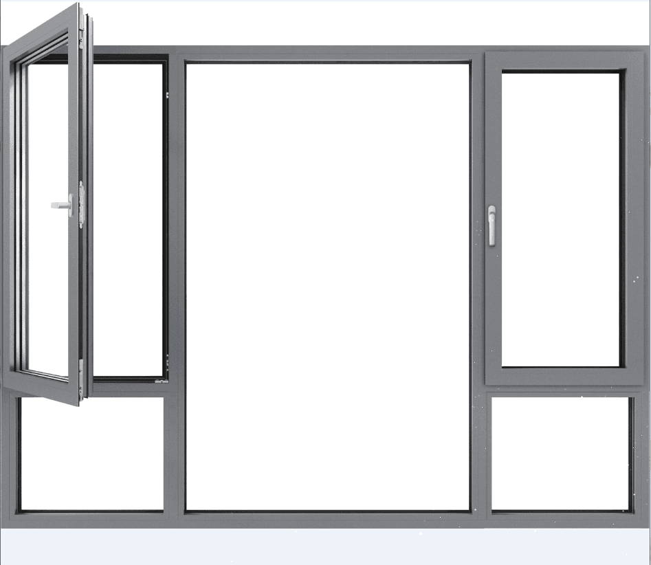 Aluminium Doors & Windows EW55