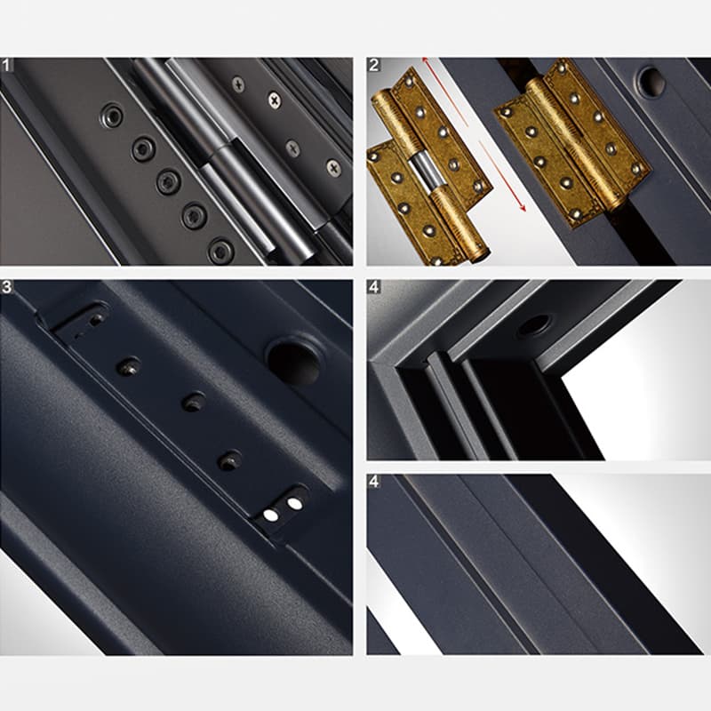 Steel-Wood Entrance Doors ZWLGP053 - image 1