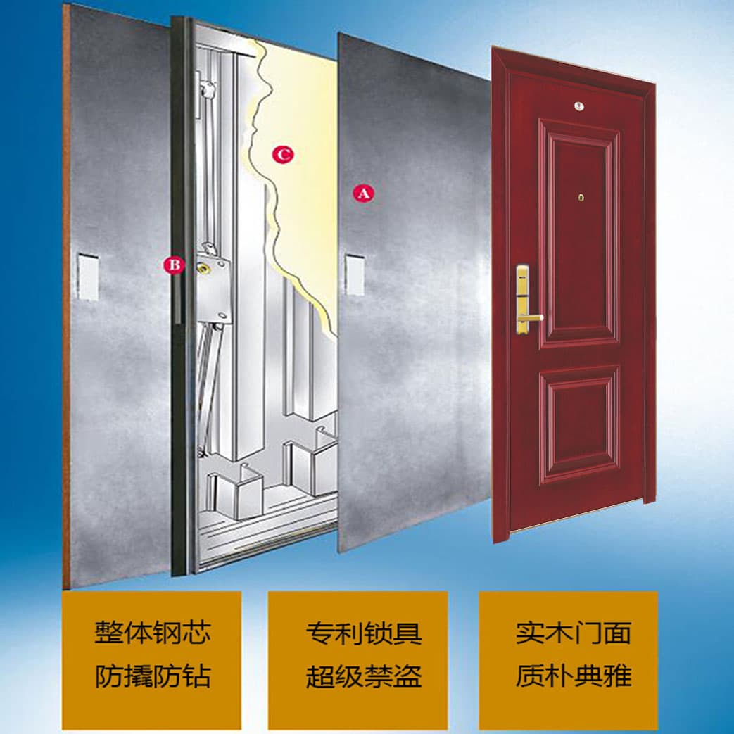 Steel-Wood Entrance Doors GMFDM