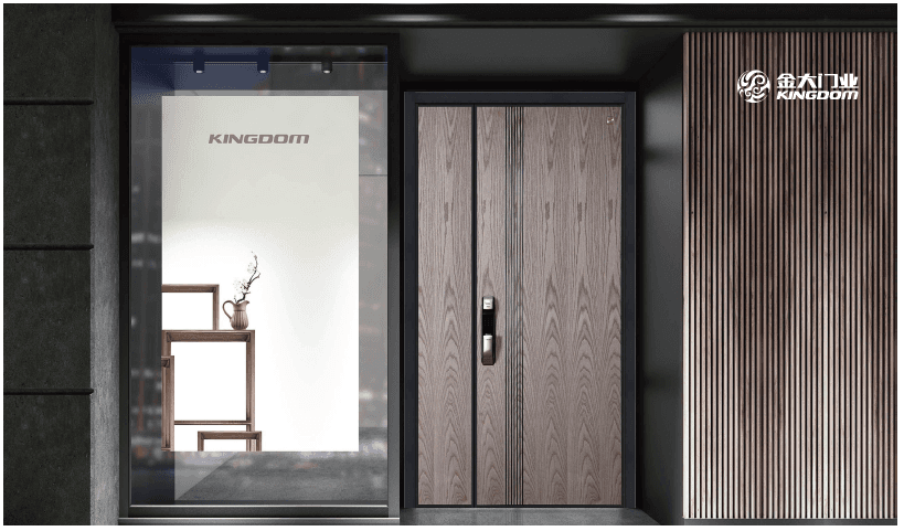 金大门业 Steel-Wood Entrance Doors CIV-PQBM1