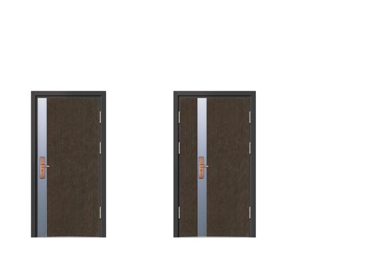 Steel-Wood Entrance Doors 1