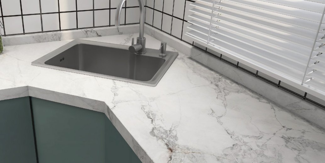 Sinostone Andes Snow Quartz Slab - image 1