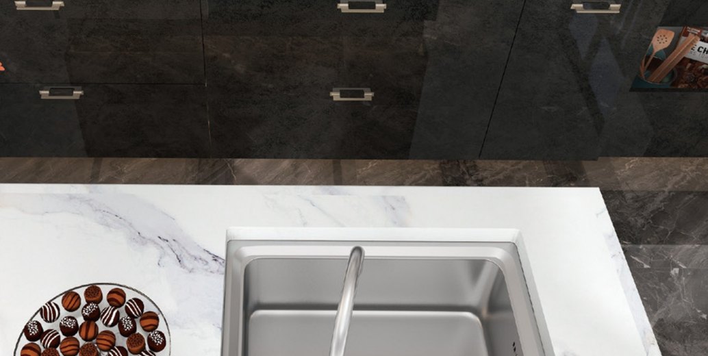 Deva White - tấm đá quartz Sinostone - ảnh 1