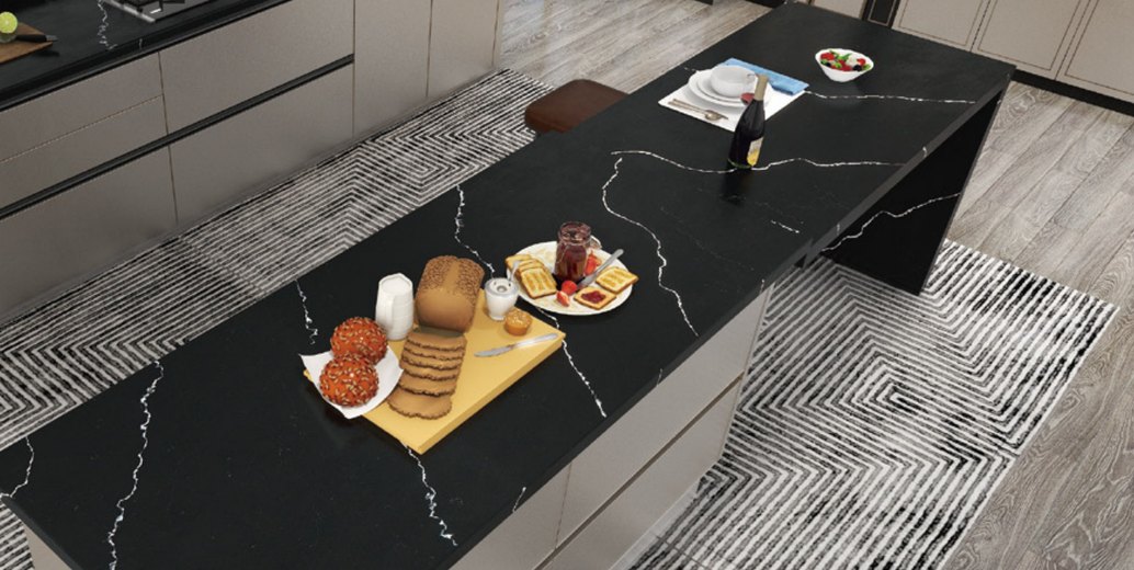Sinostone Drak Yarn Quartz Slab - image 1