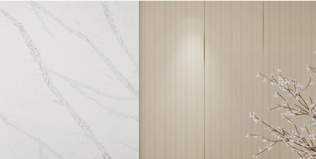 Sinostone Silver Pine Quartz Slab - image 1