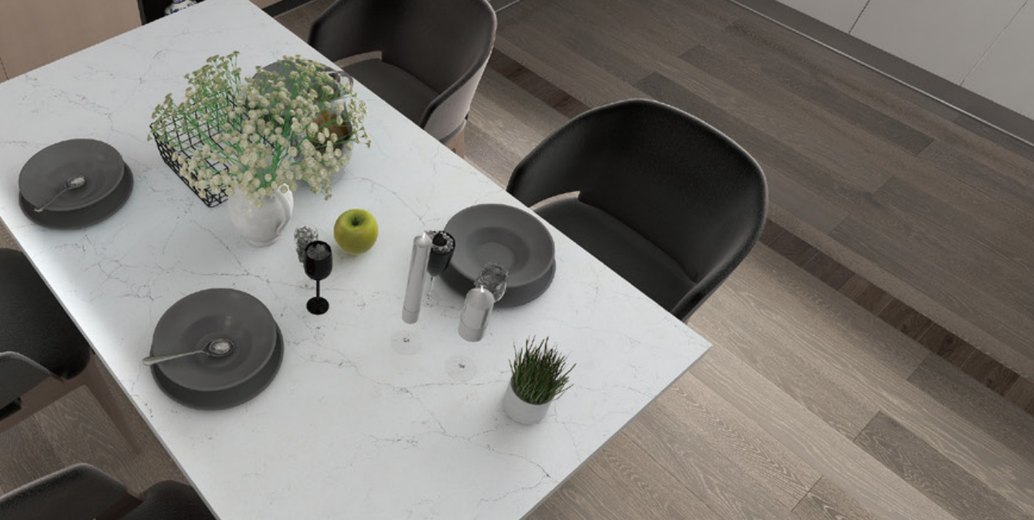 Snow Liner - tấm đá quartz Sinostone - ảnh 1